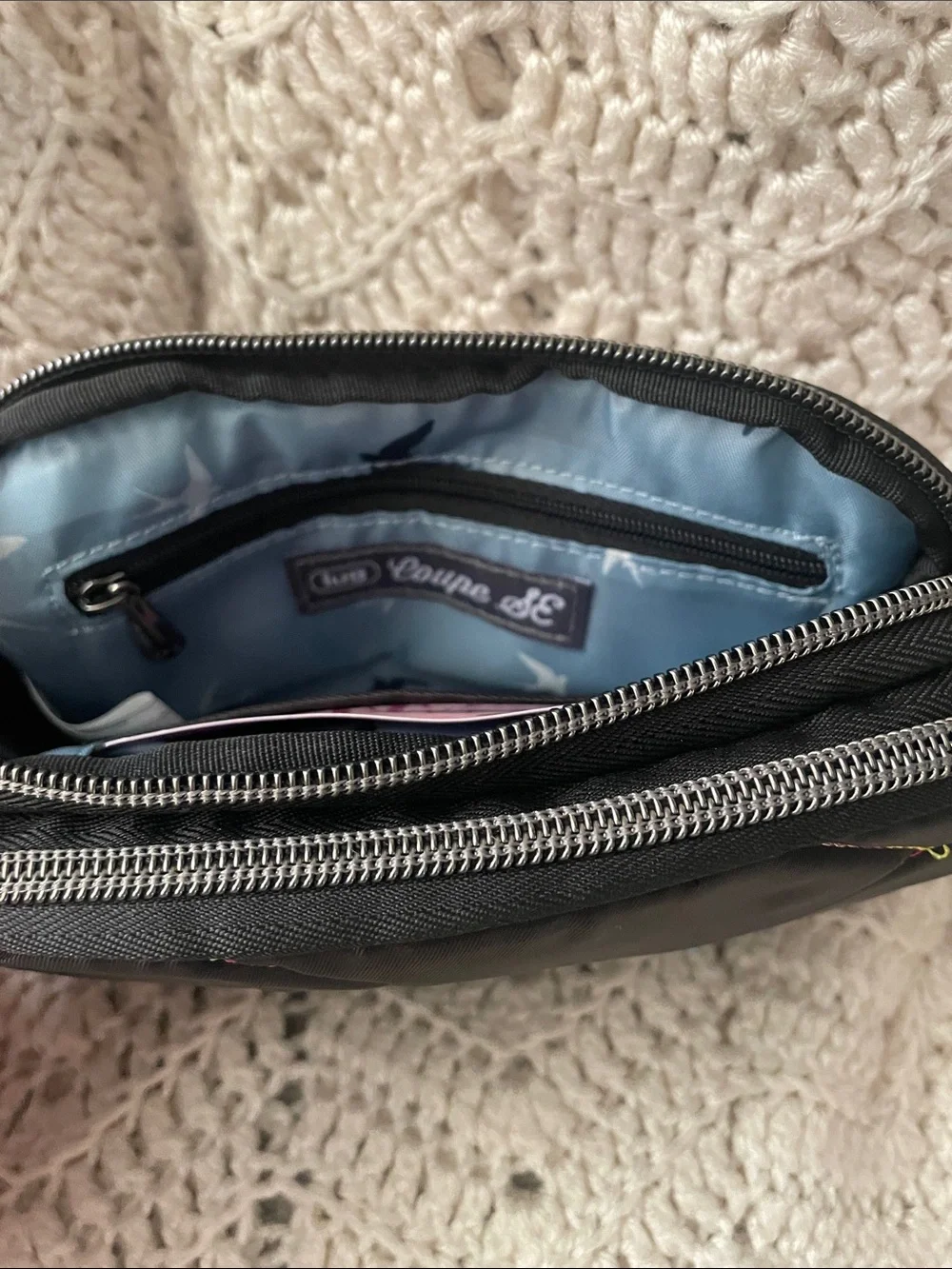 Lug Coupe SE Black w/ Rainbow Stitch